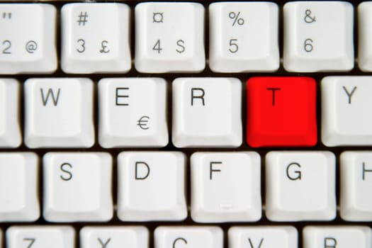Computer Keyboard Letter T