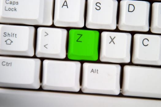 Computer Keyboard Letter Z