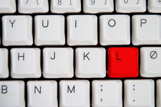 Computer Keyboard Letter L