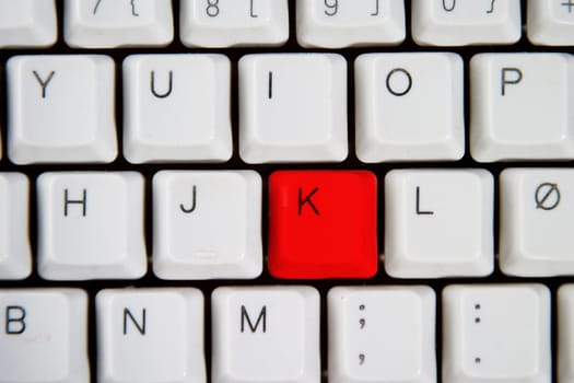 Computer Keyboard Letter K