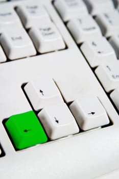 Arrow Keys Left Green