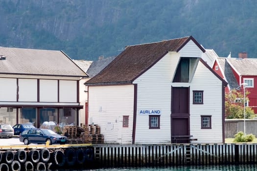 Mountain Village in a Fjord