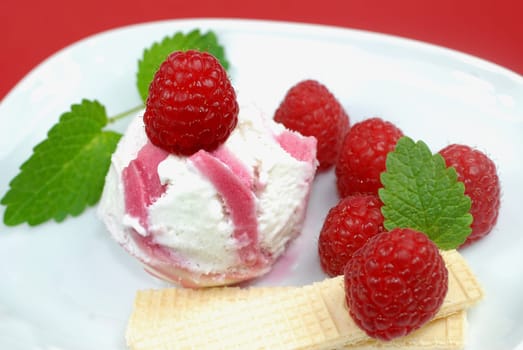 Raspberry Ice Cream