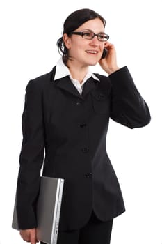 Businesswoman talking on the phone