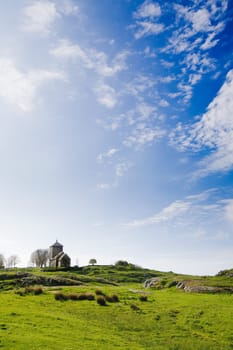 Meadow with Church