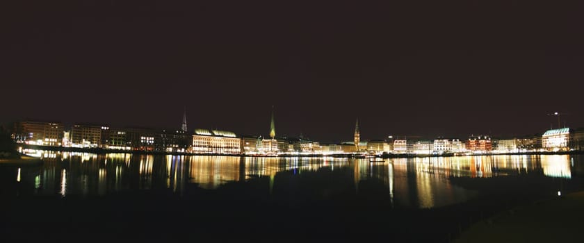 Hamburg's Inner Alster and Jungfernstieg