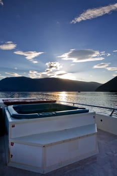Luxury Boat hot tub