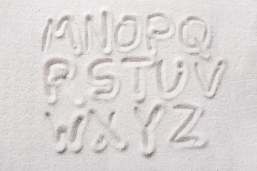 Sand Alphabet