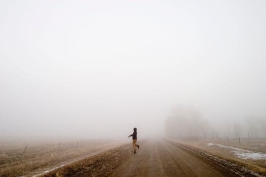 Happy in the Fog
