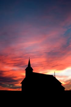Church during Sunset