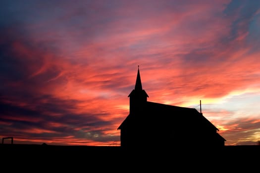 Church during Sunset