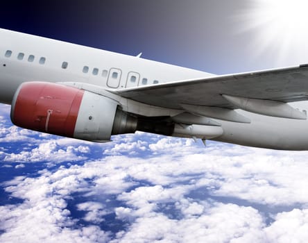 Airplane in Sky