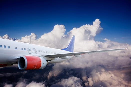 Airplane in Sky