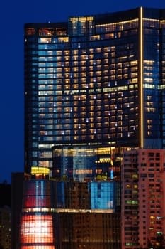 Night of office building