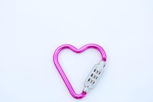 Heart shaped carabiner