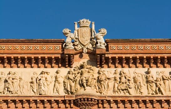 Detail of the triumphant goal in Barcelona