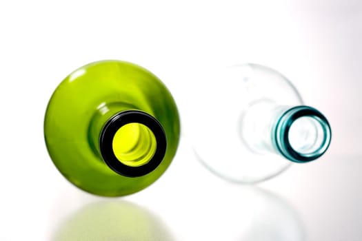 Close-up of two Bottles