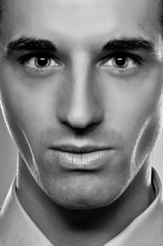 Male Fashion Portrait In Monotone