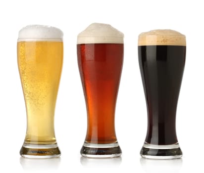 Three cold beer
