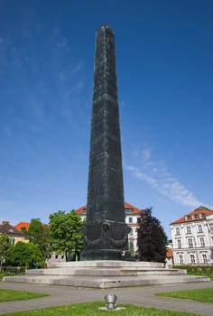 Obelisk at Munich's Carolinenplatz