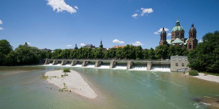St. Luke's Church on Munich's Isar