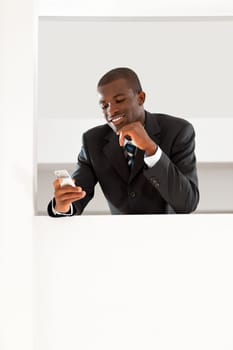 businessman talking on the phone