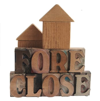 foreclose with block houses or arrows