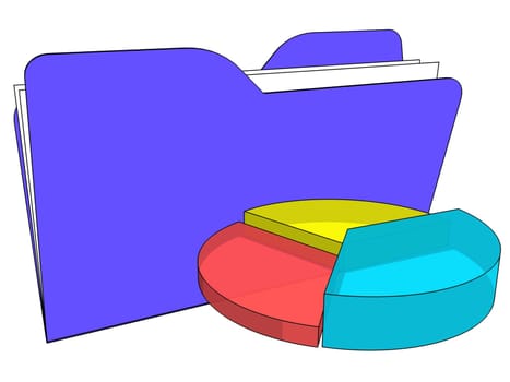 Business chart folder