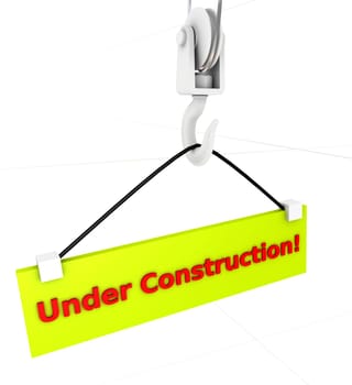 under construction sign