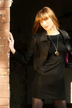 Fashion woman posing