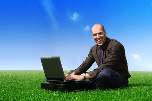 Corporate Man Outdoor