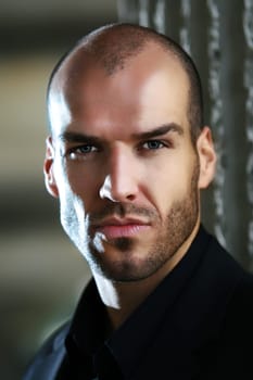 Closeup Of An Attractive Mature Man