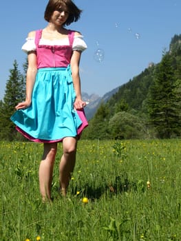 Girl in Dirndl