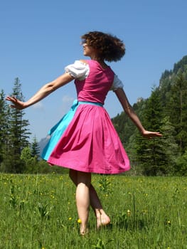 Girl in Dirndl