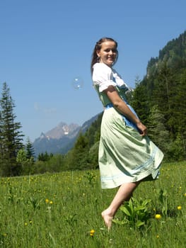Girl in Dirndl