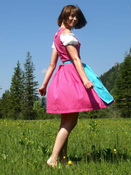 Girl in Dirndl
