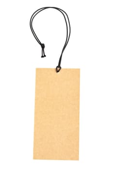Black price tag