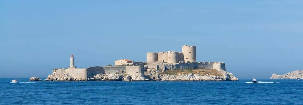 Chateau dIf in front of Marseille