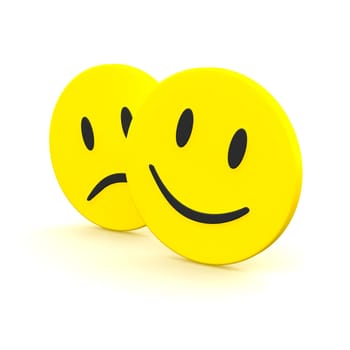 Sad and smile