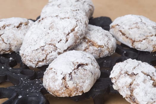 Pile of biscuits