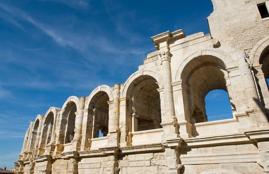Amphitheatre in Arles in France