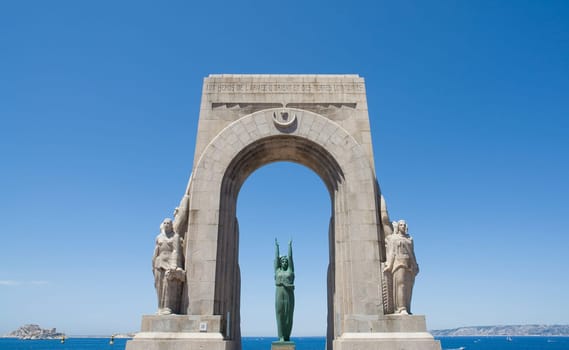 Monument in Marseille