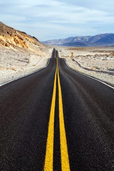 road through death valley national park