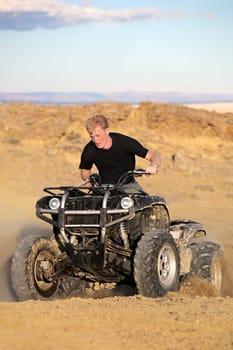 teen on quad ATV