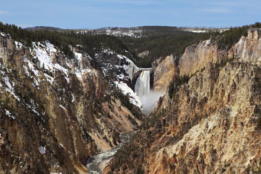 yellowstone national park - lower falls