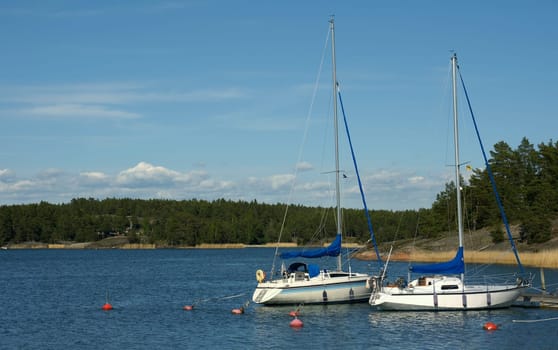 To the south of Pargas. Finland