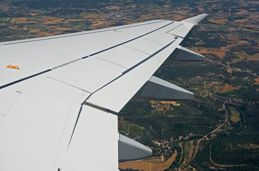 In flight