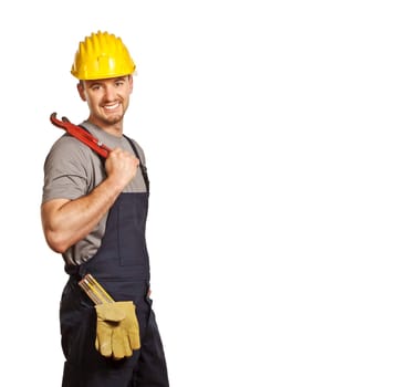 confident  handyman