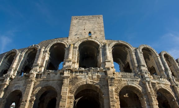 Ancient amphitheatre in Arles