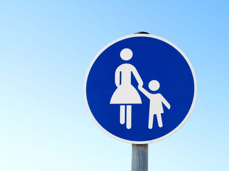 Special path for pedestrians